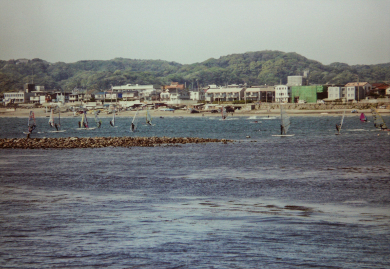 逗子マリーナから見た風景（平成14年）