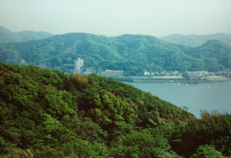 披露山から見た逗子海岸（平成10年）