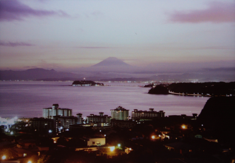 「披露山からの夕景」（撮影時期不明）