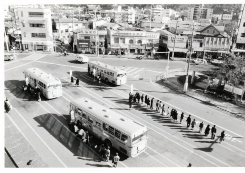 ＪＲ逗子駅前ロータリー（昭和60年代）