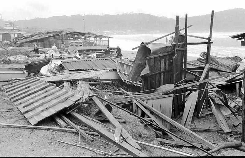 台風11号被害（昭和33年）