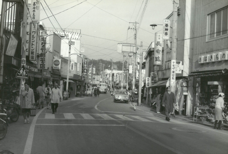 銀座通り（昭和43年）