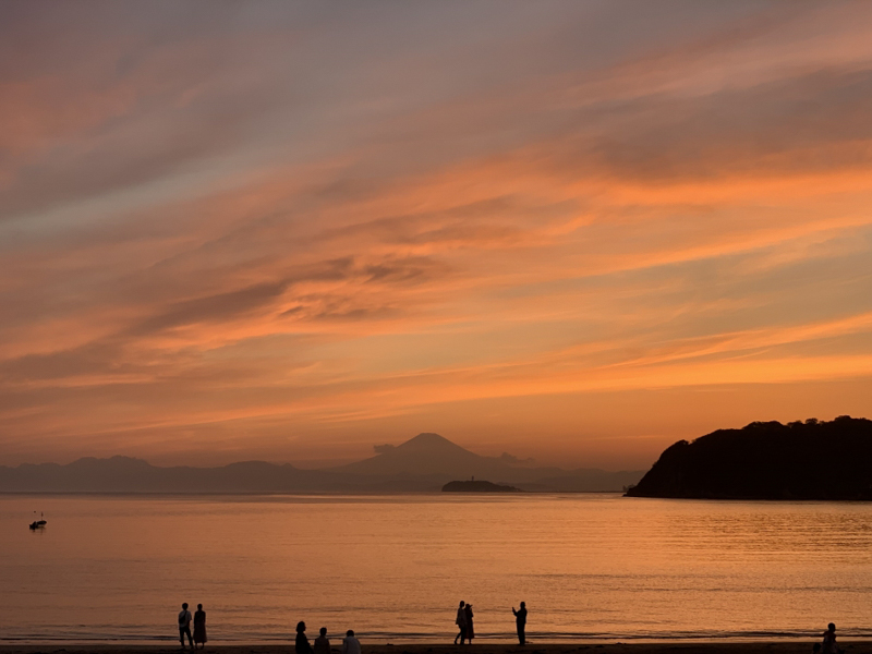 ゴールデンウィークの夕焼け