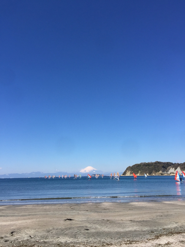35　早春の逗子海岸