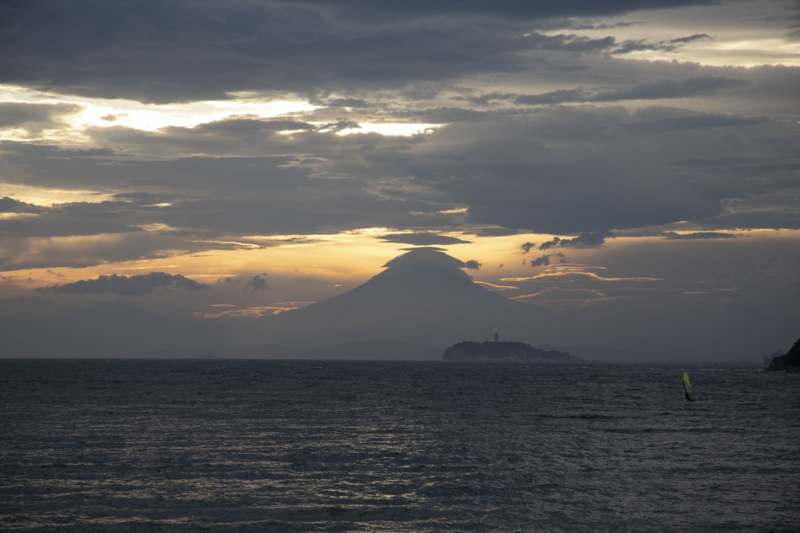 逗子海岸夕景（令和元年）