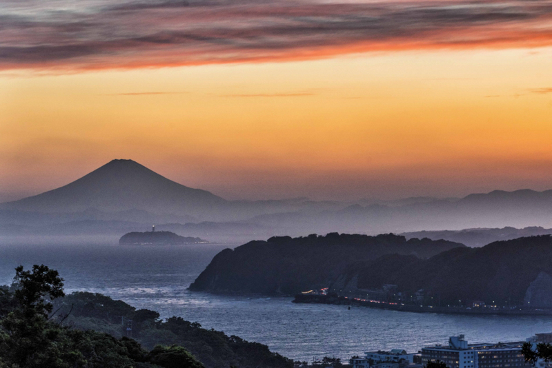 Z-201 水無月の逗子湾夕景
