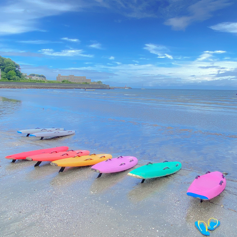 夏の逗子海岸